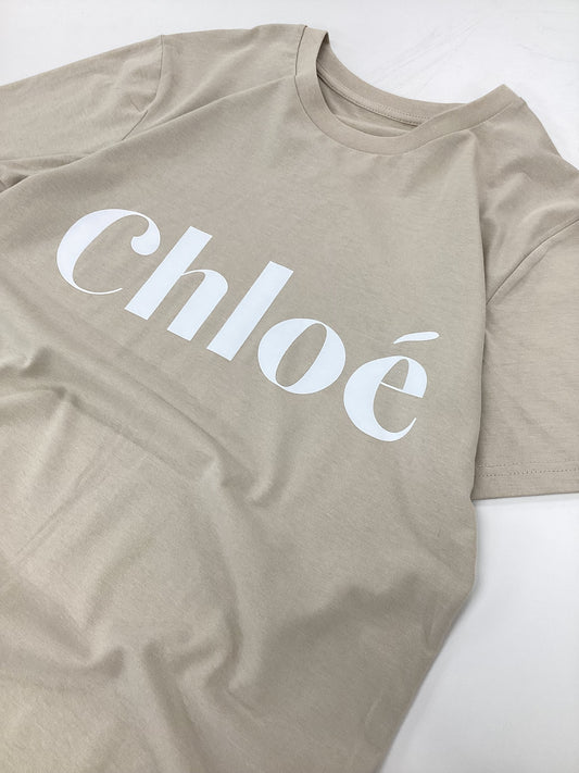 Sale Chlo T-Shirt Sand XS