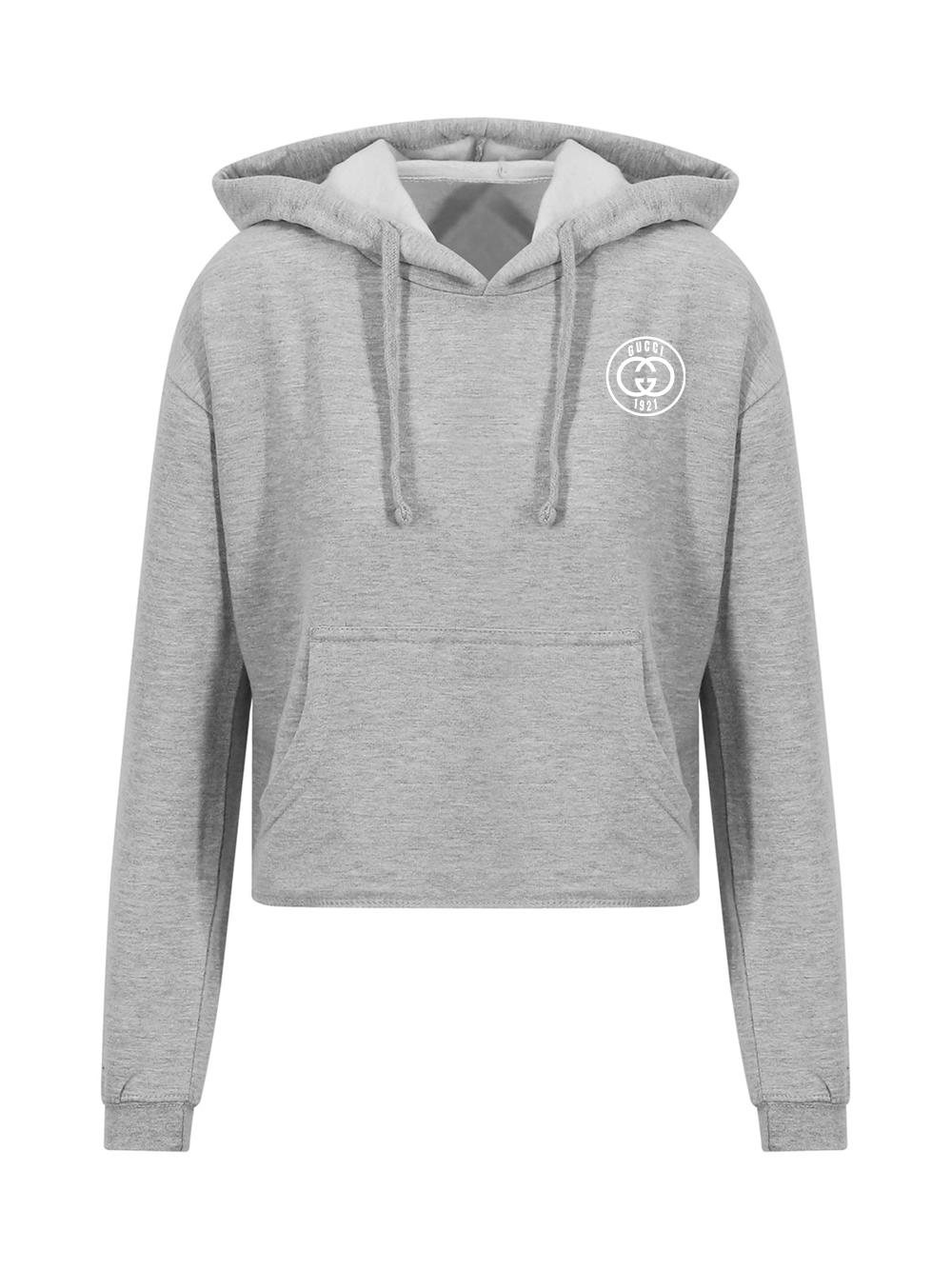GiGi Embroidered Ladies Cropped Hoodie