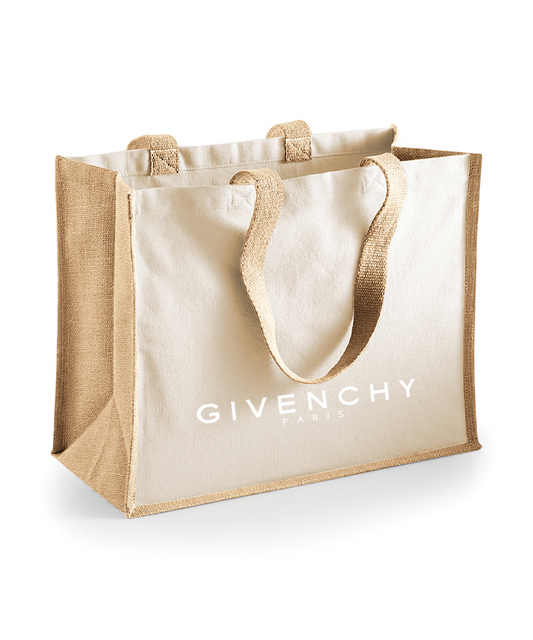 Give Printed Tote Bag Out The Purse UK Natural