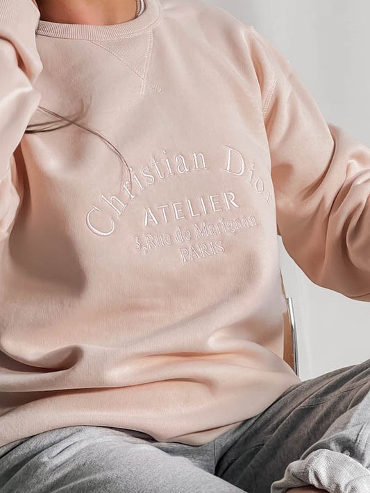 Atelier Women's Sweatshirt in Ballet Pink Out The Purse UK