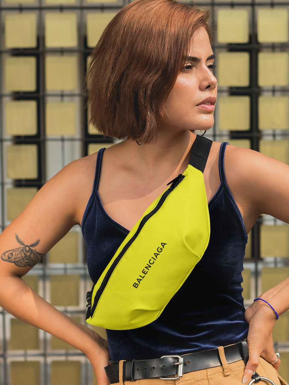 Out The Purse Bali Bumbag yellow