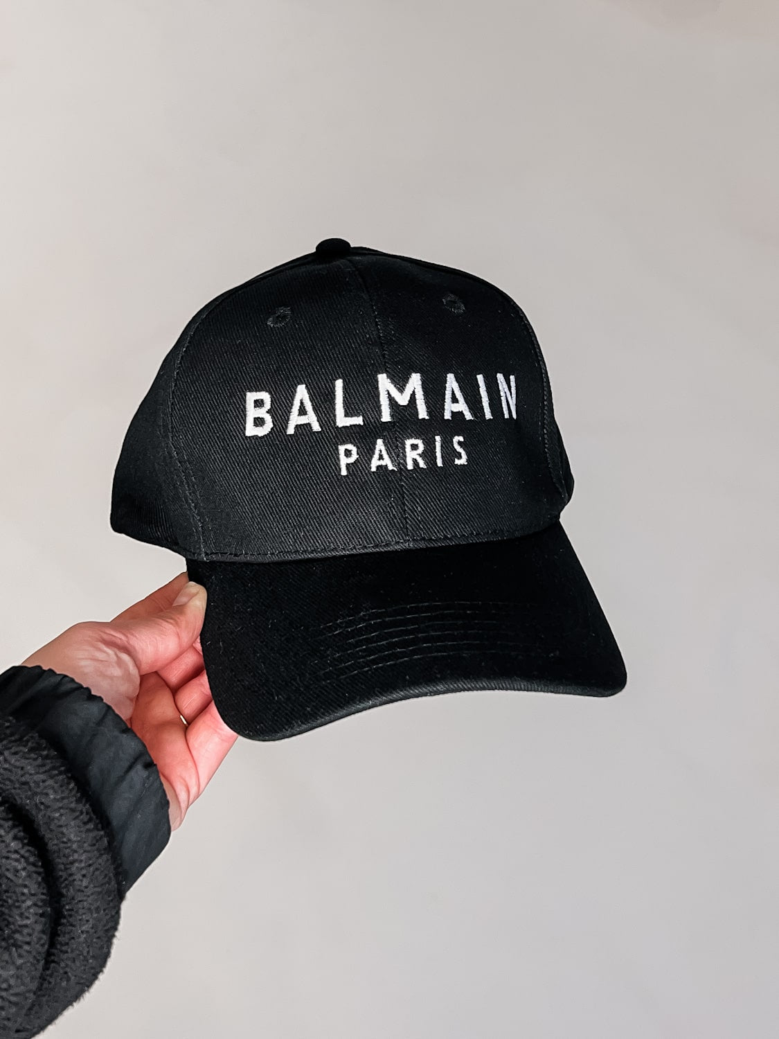 Bali Black Embroidered Cap Out The Purse UK