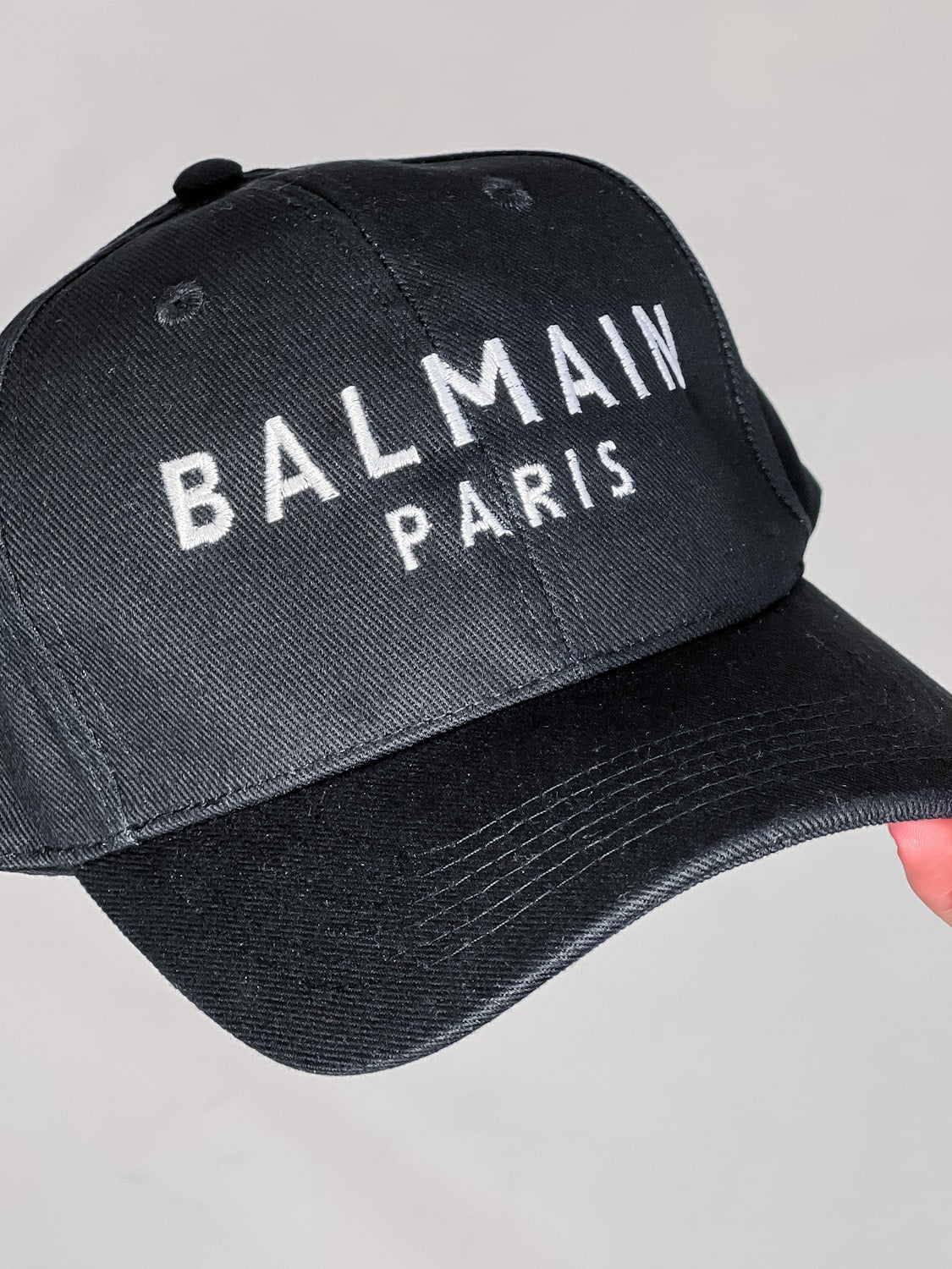 Bali Black Embroidered Cap Out The Purse UK