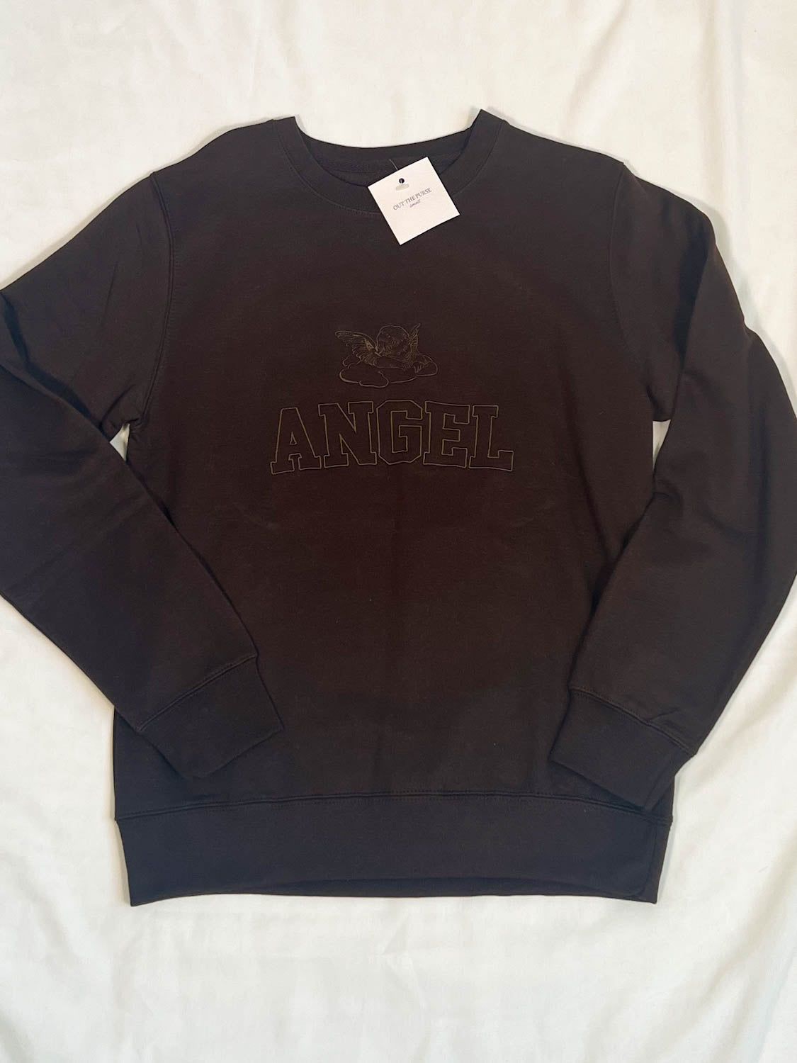 ONE OFF - Angel Brown Sweater S Out The Purse