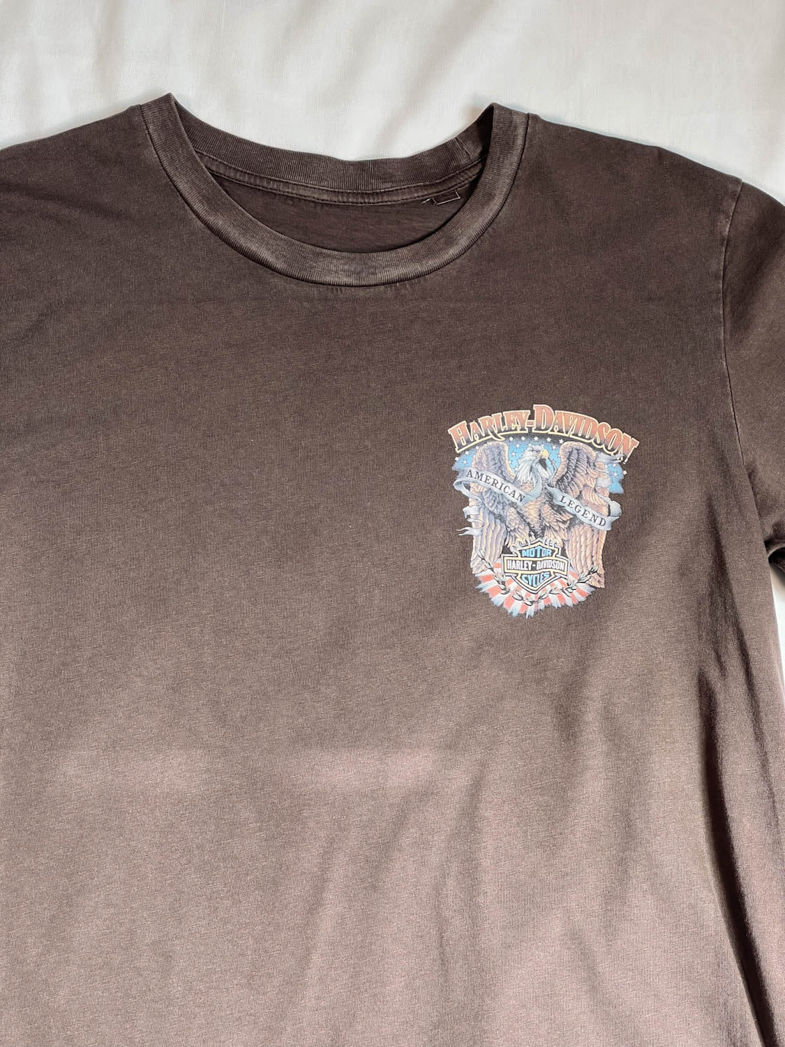 ONE OFF/SALE- Harley T-Shirt Brown S Out The Purse