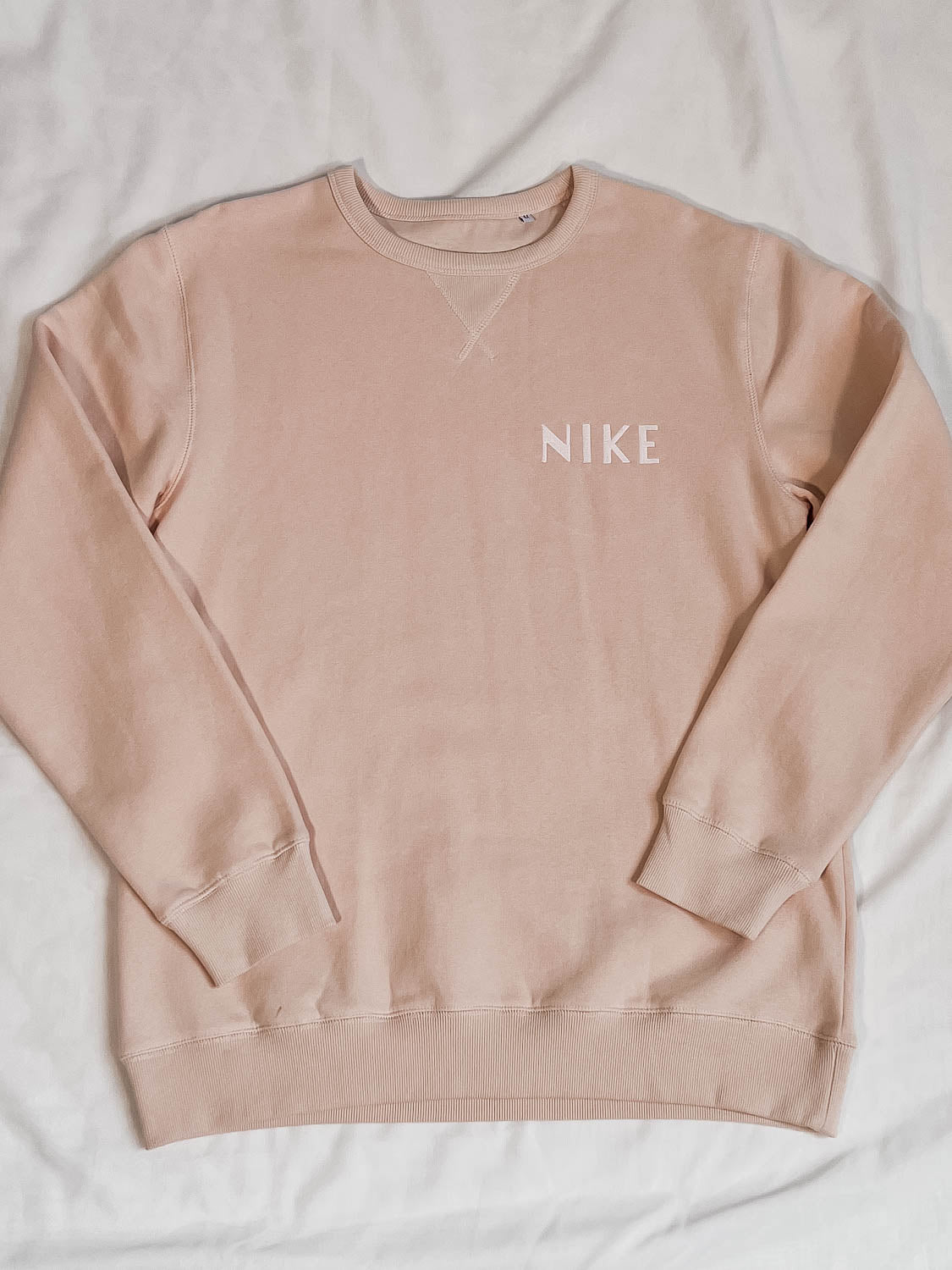 IMPERFECT / SALE - Sophia Creamy Pink Sweater M Out The Purse