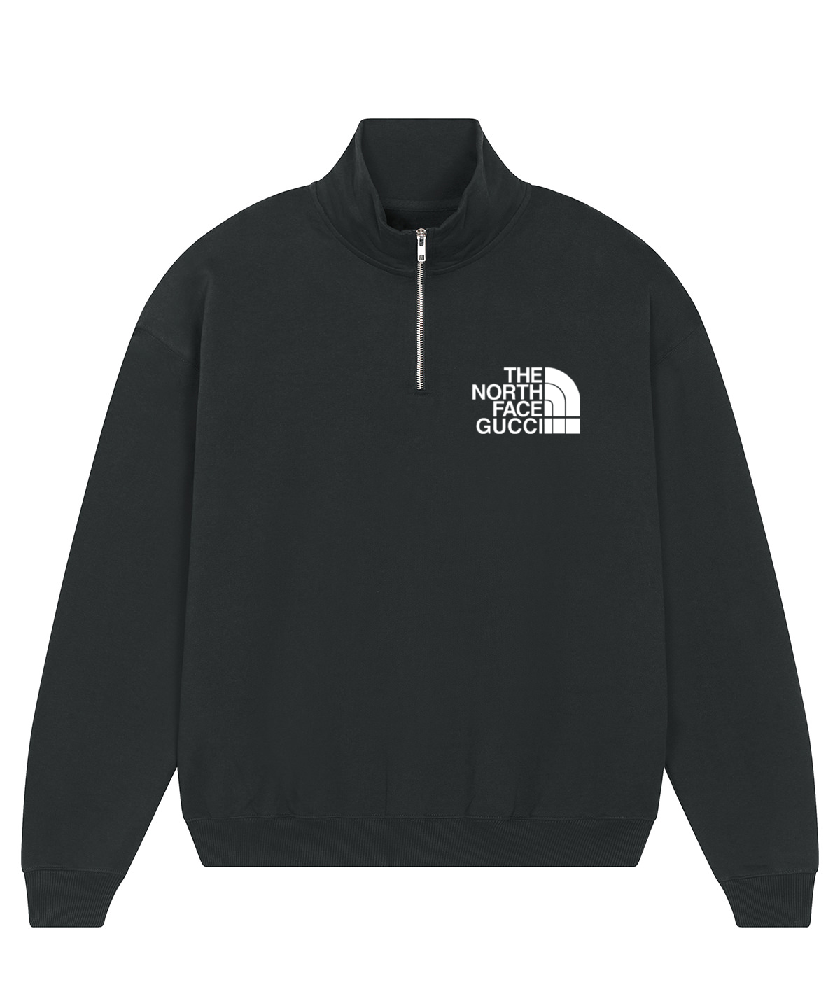 Out The Purse UK North 1/4 Zip Sweatshirt Black