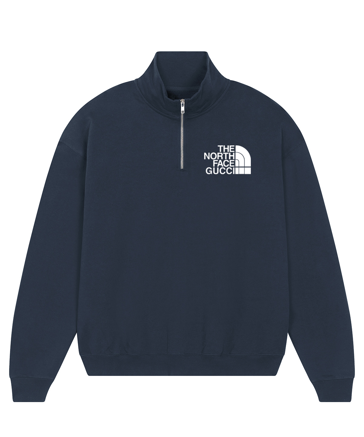 Out The Purse UK North 1/4 Zip Sweatshirt Navy