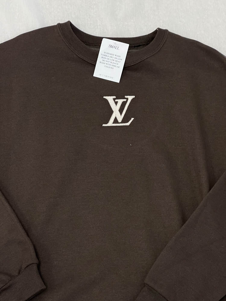 SAMPLE - LV Sweatshirt Chocolate - S