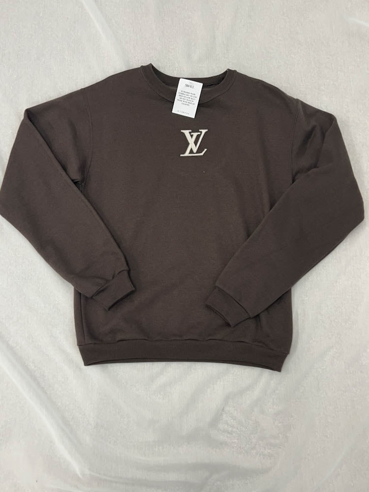SAMPLE - LV Sweatshirt Chocolate - S