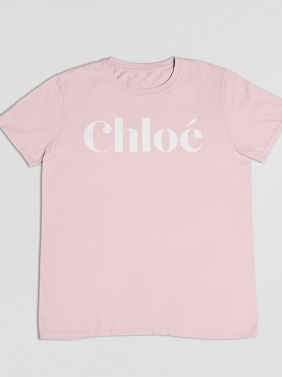 Baby Pink Clo Light Printed T-Shirt Out The Purse