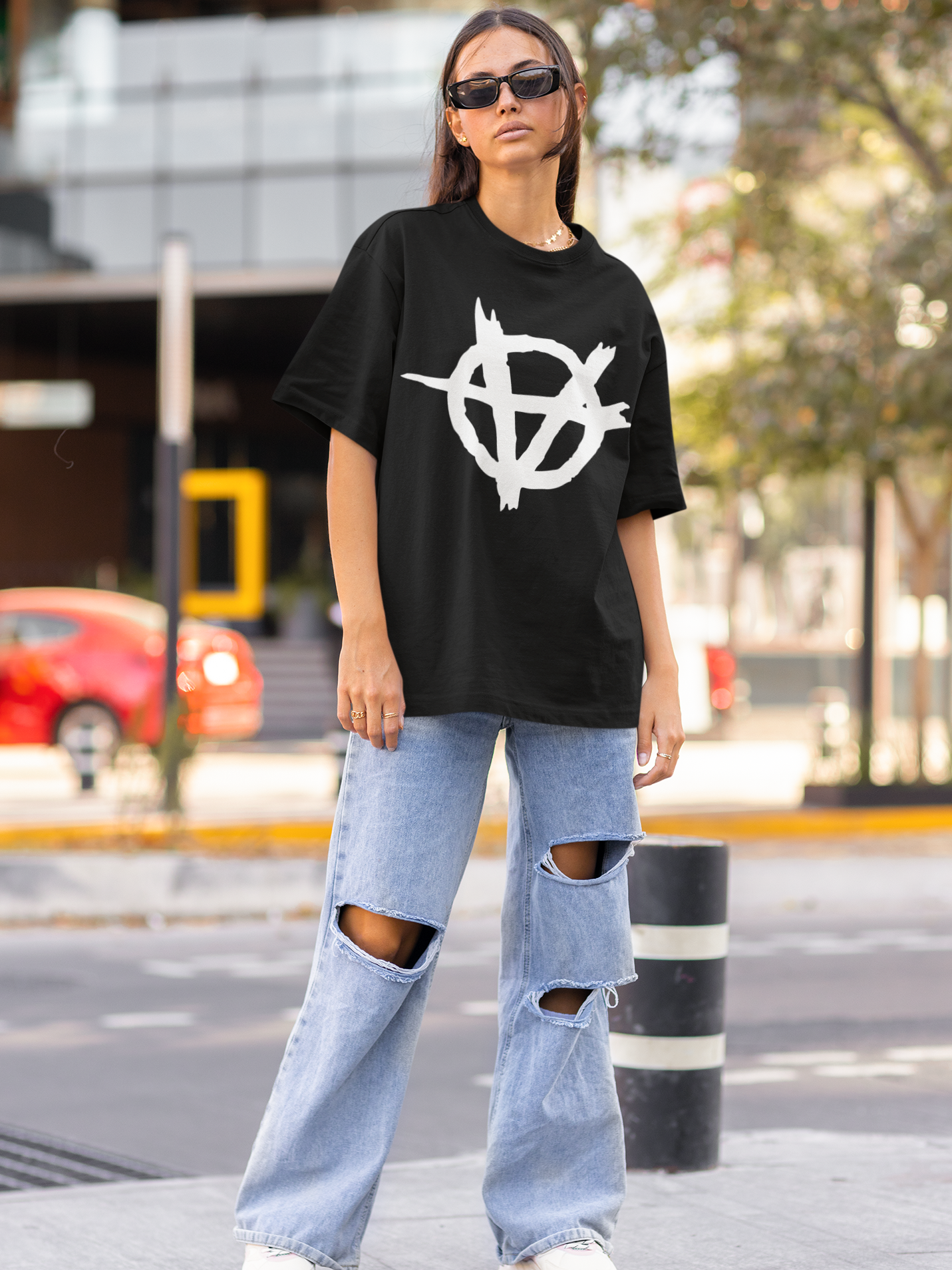 Rebel Unisex T-Shirt in Black Out The Purse UK