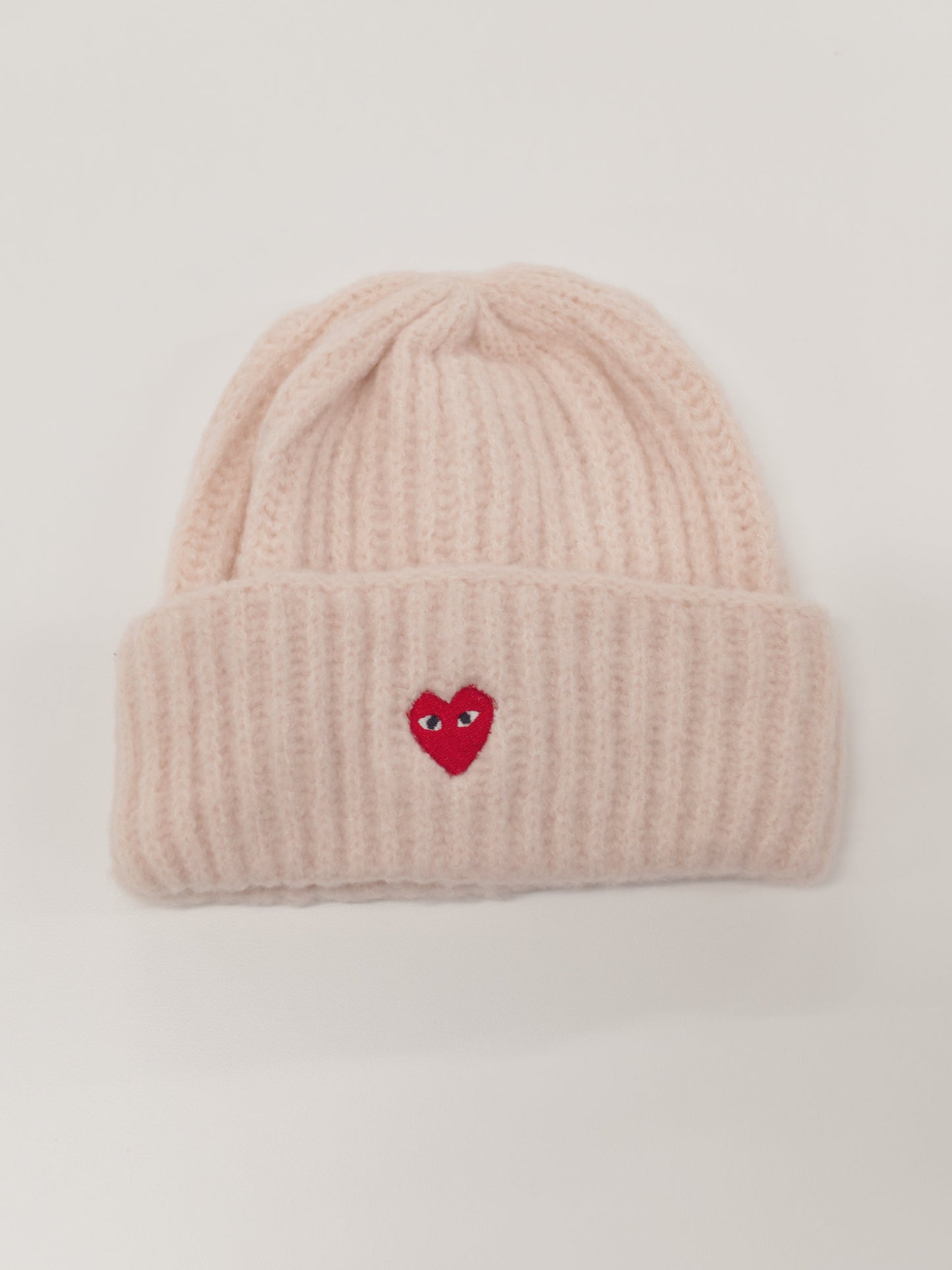 Love Eyez Pink Woolly Beanie (68) Clothing Out The Purse UK pink