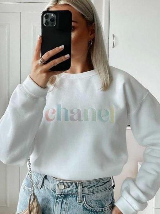 Fruit Pastels Women's Embroidered Sweatshirt Sweater Out The Purse UK