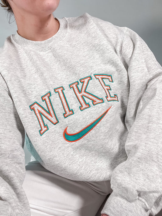 Old School Women's Sweatshirt Bright 90's Clothing Out The Purse UK S orange