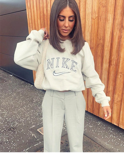 Old School Women's Sweatshirt Sand Sweater Out The Purse UK