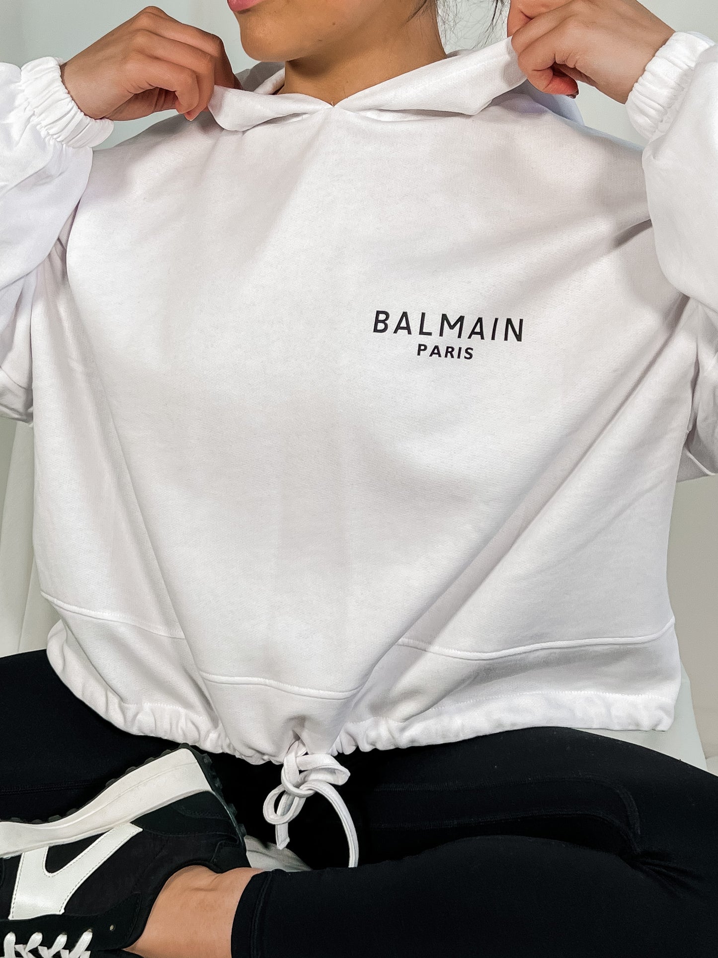 Out The Purse UK Bali Cropped Oversized Hoodie Size S/M