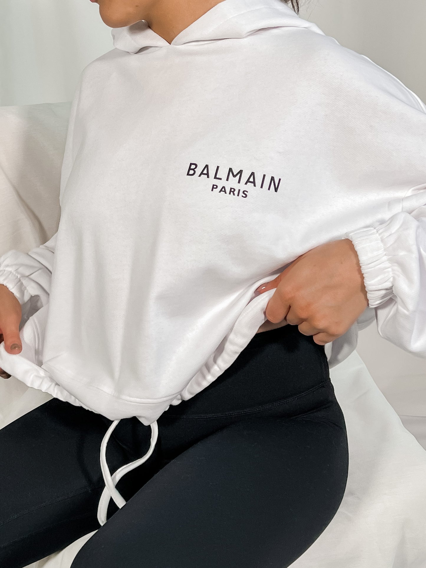 Out The Purse UK Bali Cropped Oversized Hoodie Size S/M