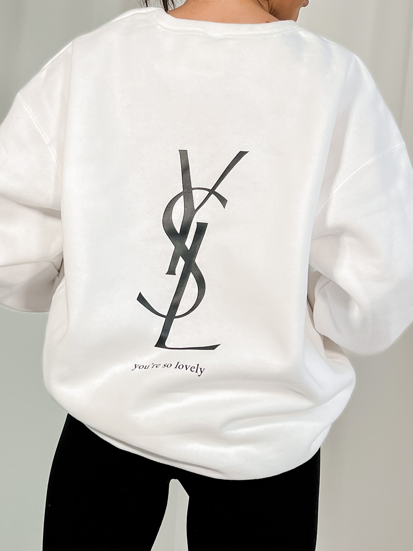 Out The Purse UK You're So Lovely Printed Women's Sweatshirt Size M