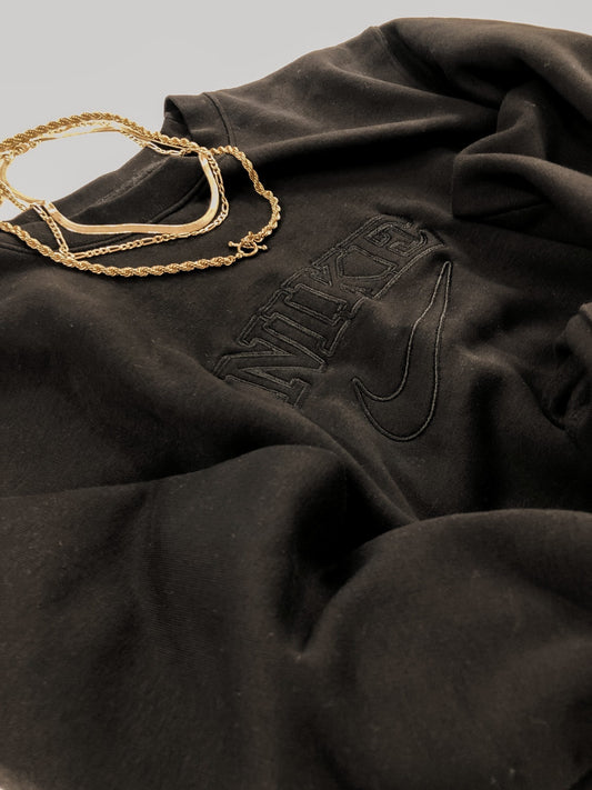 Vintage Sports Women's Sweatshirt BlackGD049BLAC