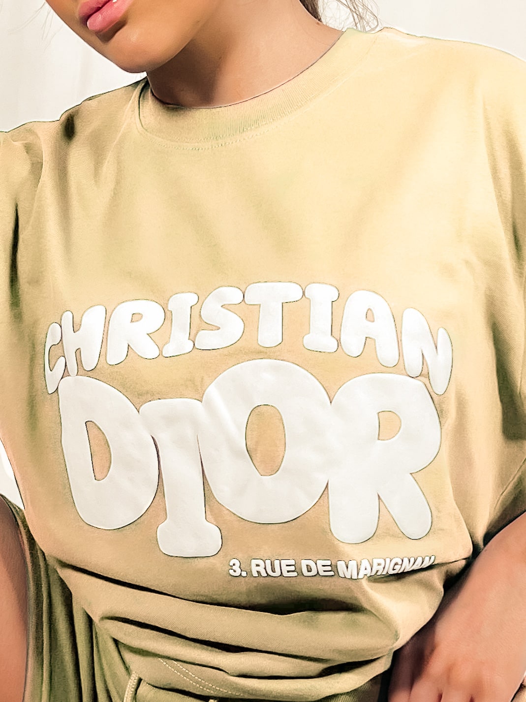 Out The Purse UK Chrissy Unisex T-Shirt in yellow