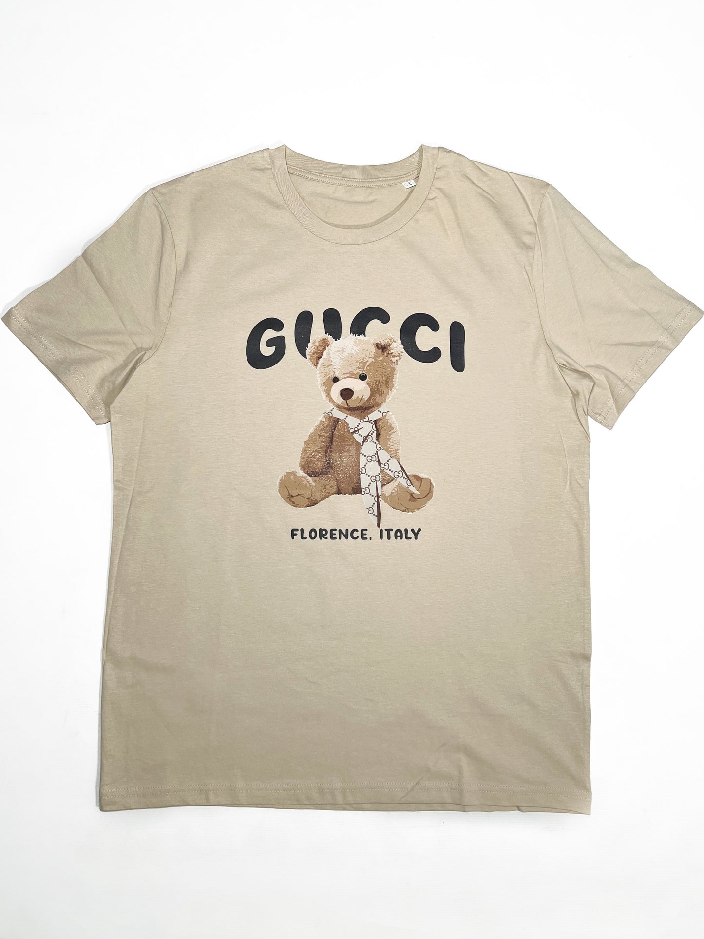 Florence Teddy Sand T-shirt T-Shirt Out The Purse UK