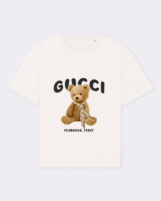 Florence Teddy Off White T-shirt T-Shirt Out The Purse UK