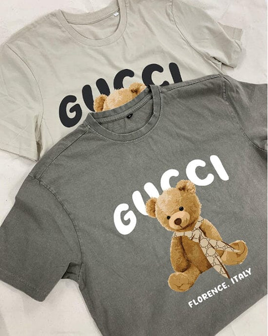 Florence Teddy Sand T-shirt T-Shirt Out The Purse UK