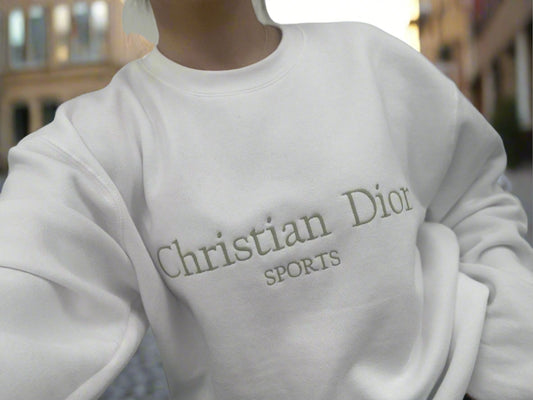 CD Sports Women's Embroidered Sweatshirt Sweater Out The Purse UK