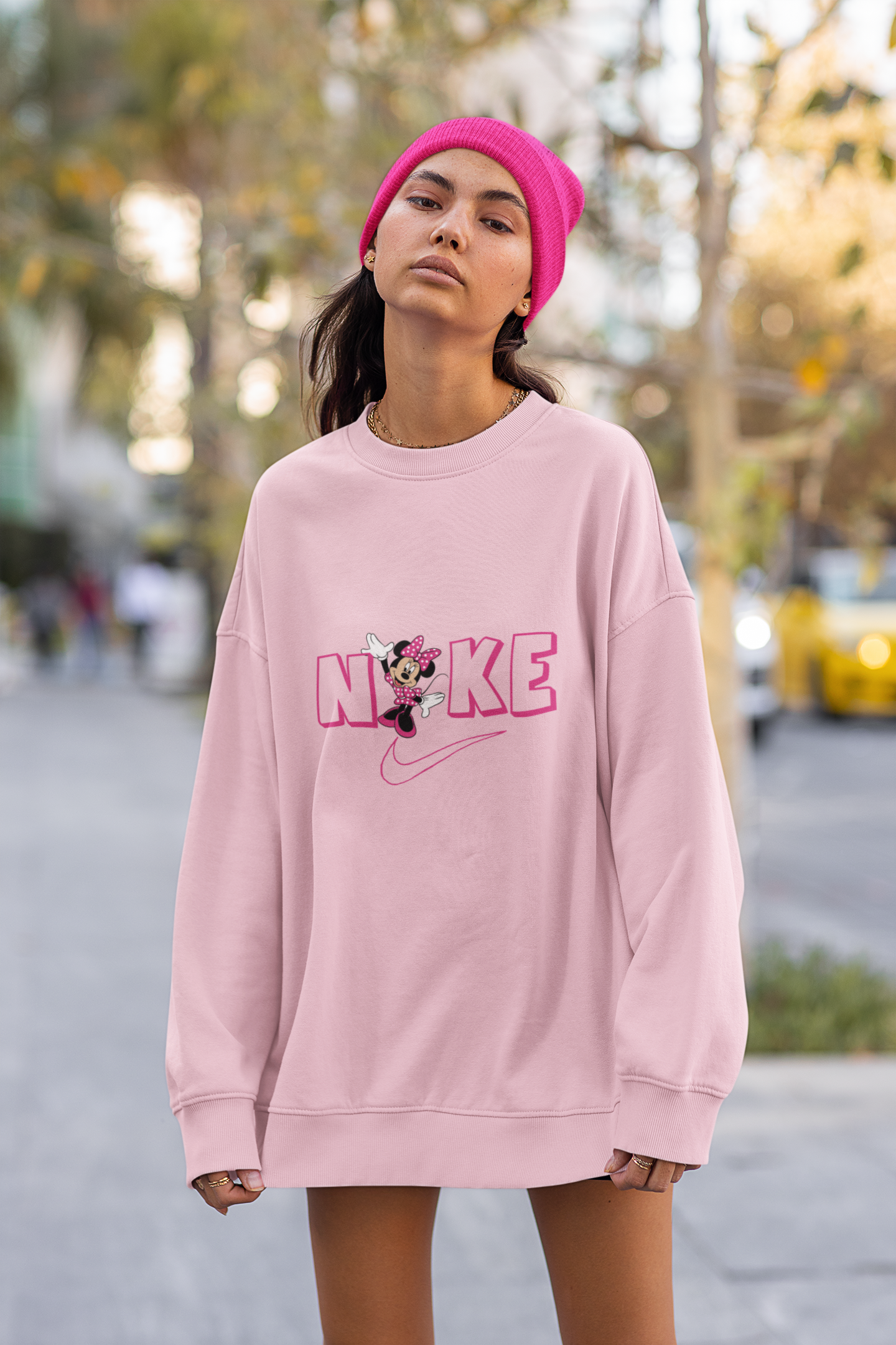 Minnie Embroidered Women's Sweatshirt - Out The Purse UK