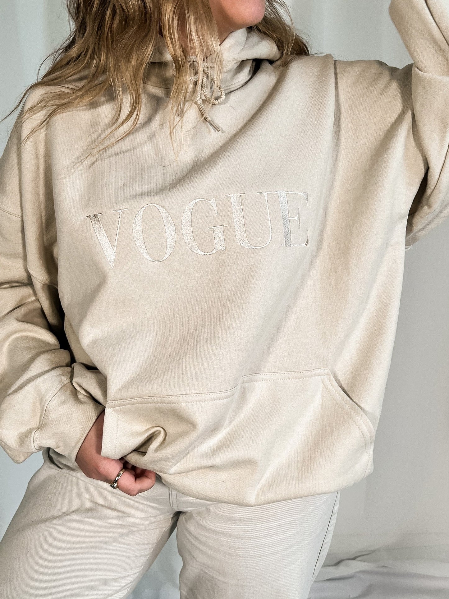 Out The Purse In Style Embroidered Hoodie Size 2XL UK