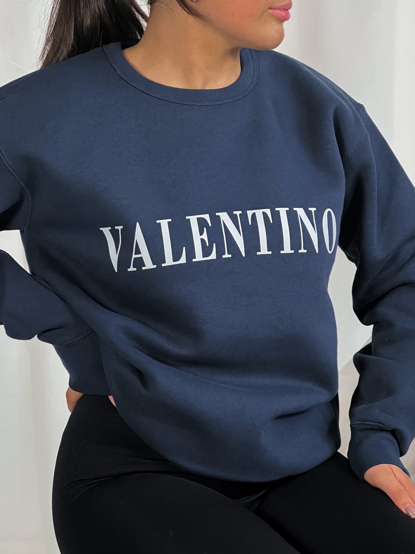 Out The Purse UK Size M Tino Unisex Sweatshirt Navy