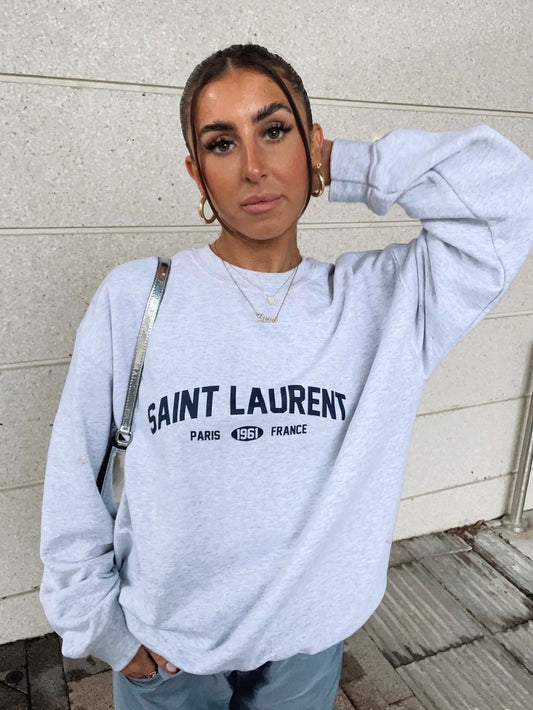 Varsity Sweatshirt Ash Out The Purse UK