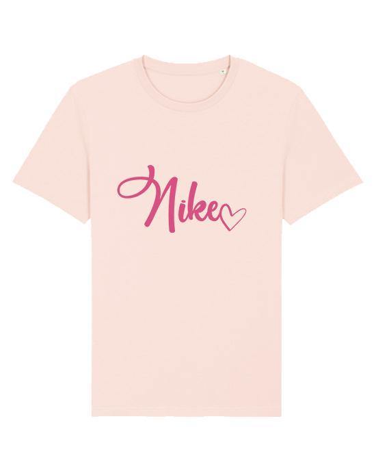 With Love Women's Printed T-shirt Candy Pink - Out The Purse UK