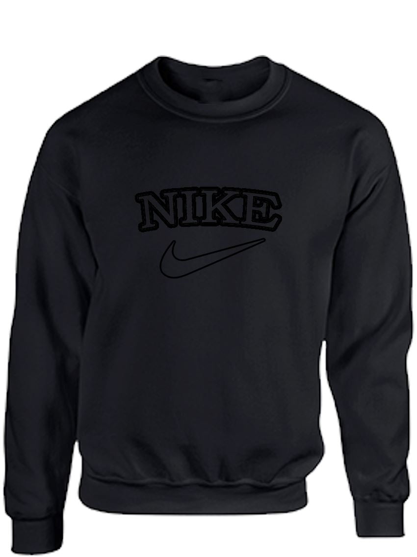 Vintage Sports Women's Sweatshirt Black/Black Sweater Out The Purse UK