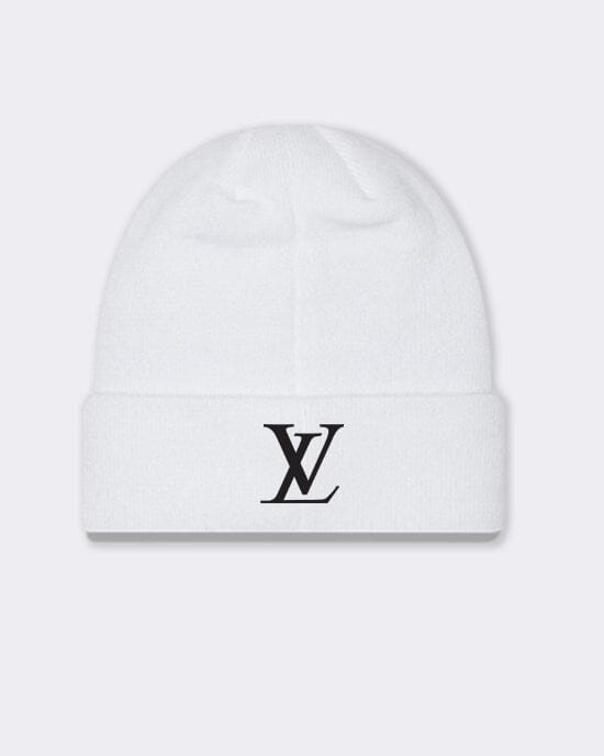 LV Unisex Beanie accessories Out The Purse UK white