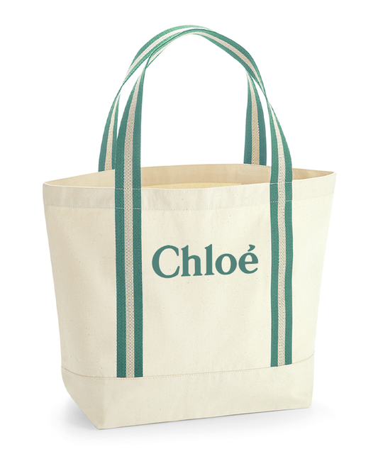 Clo Printed Tote Bag Out The Purse UK Jade