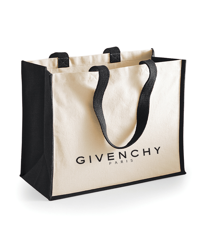 Give Printed Tote Bag Out The Purse UK Black