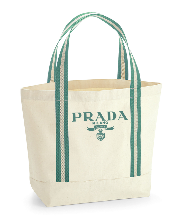 Milano Printed Tote Bag Out The Purse UK Jade
