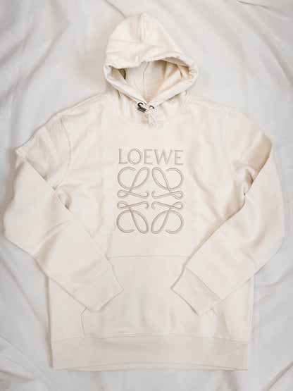 Out The Purse UK Limited Edition - Embroidered Puzzle Hoodie in Milk
