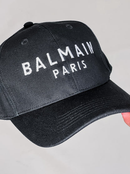 Bali Black Embroidered Cap Out The Purse UK