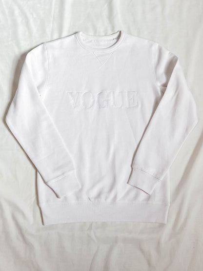 IMPERFECT/SALE - In Style White Sweater XS Out The Purse