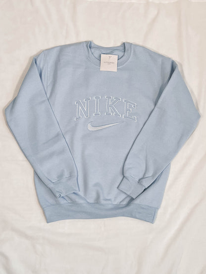 ONE OFF - Old School Baby Blue Sweater S Out The Purse