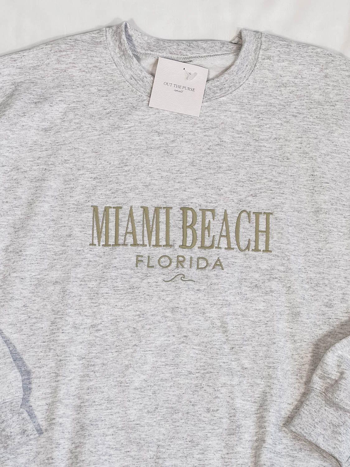 ONE OFF - Miami Beach Ash Sweater S Out The Purse