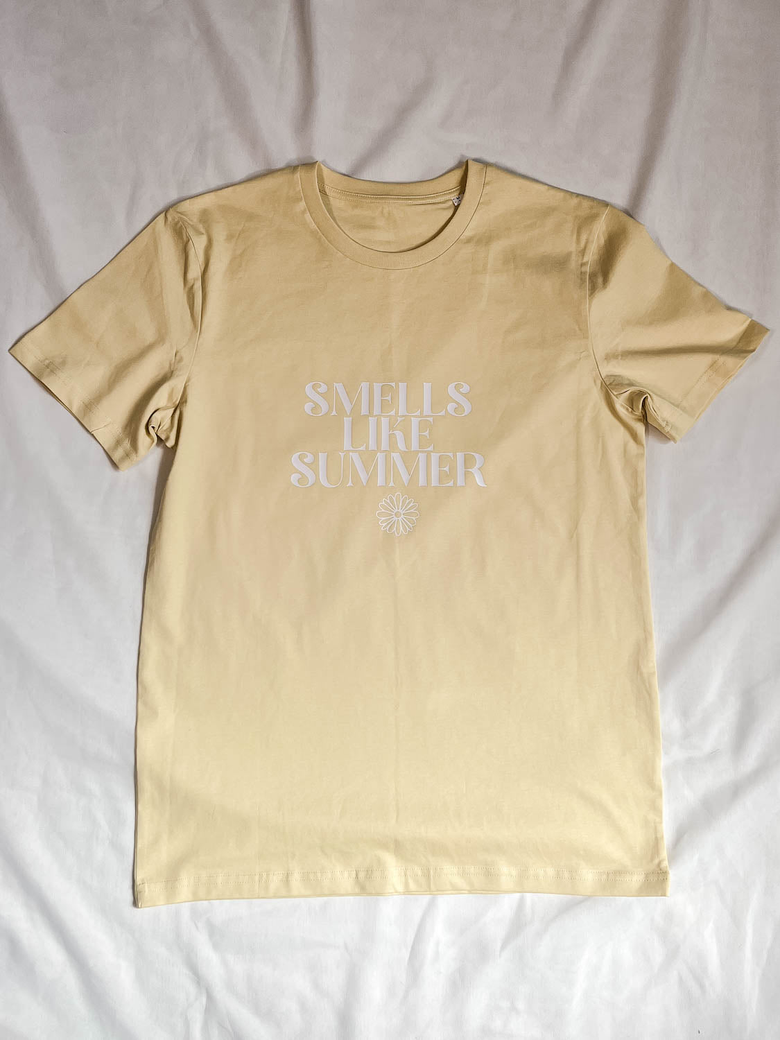 ONE OFF/SALE -Smells Like Summer T-Shirt Yellow M Out The Purse
