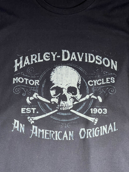 ONE OFF/SALE - Harley Skull T-Shirt Black XL Out The Purse
