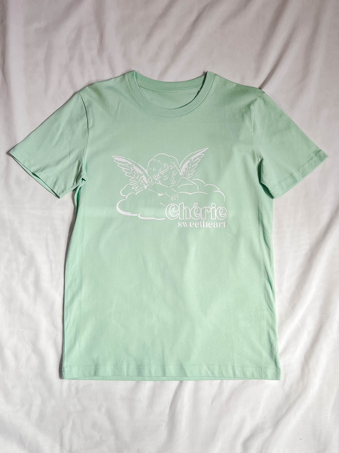 ONE OFF/SALE - Cherie Mint T-shirt XS Out The Purse