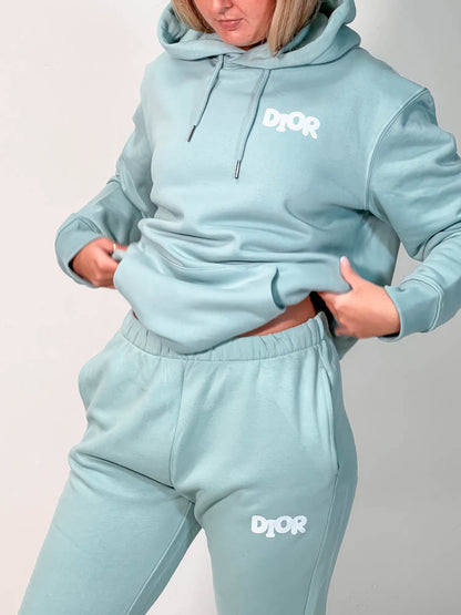 Out The Purse Chrissy Unisex Hoodie in Jade