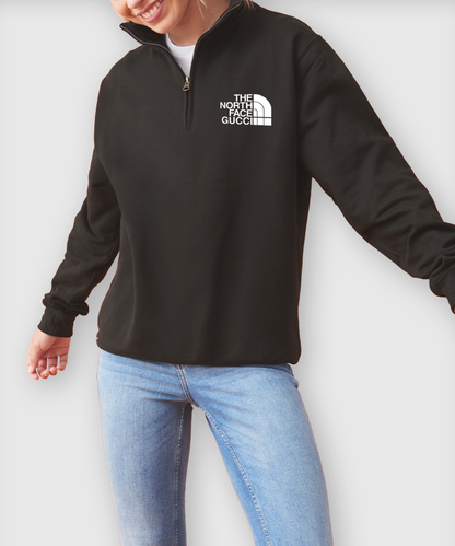 Out The Purse UK North 1/4 Zip Sweatshirt Black