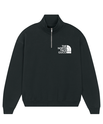 Out The Purse UK North 1/4 Zip Sweatshirt Black